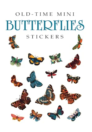Old-Time Mini Butterflies Stickers