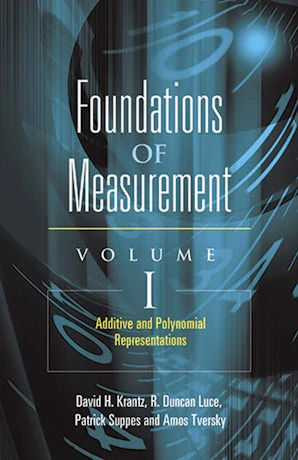 Foundations of Measurement Volume I