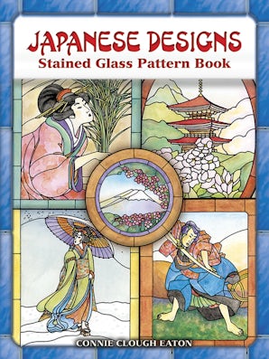 Japanese Designs Stained Glass Pattern Book