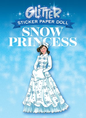 Glitter Snow Princess Sticker Paper Doll