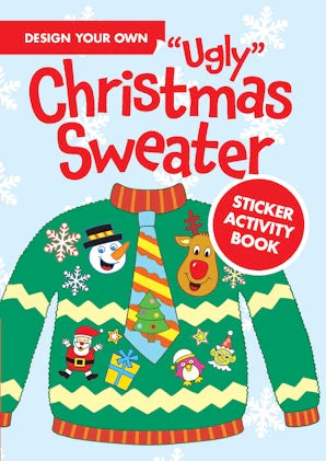 Design Your Own "Ugly" Christmas Sweater Sticker Activity Book