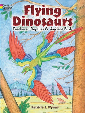Flying Dinosaurs Coloring Book
