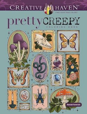 Creative Haven Pretty Creepy Coloring Book
