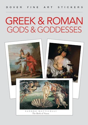 Dover Fine Art Stickers: Greek & Roman Gods & Goddesses