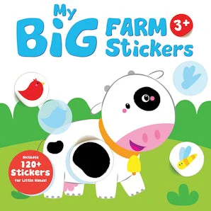 My Big Farm Sticker Book: Cow (Ages 3+)